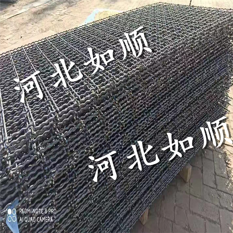 安平黑絲4-6mm鋼筋編織網片滿焊-握邊-卷邊圖片2